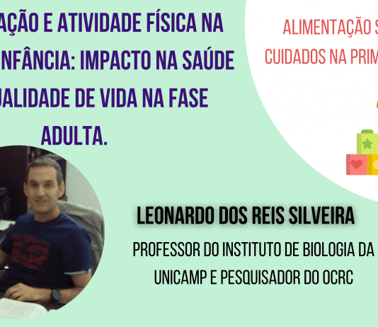 Alimentação e atividade física na primeira infância: impacto na saúde e na qualidade de vida na fase adulta.